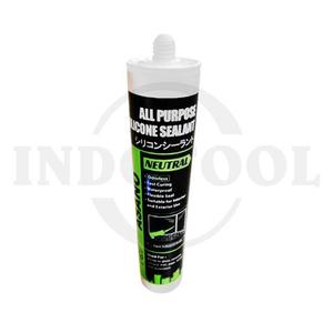 NEUTRAL SEALANT, BLACK 300ml / LEM KACA SILIKON NETRAL, HITAM ASANO