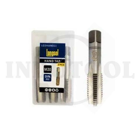 3 PCS HAND TAP M8 x 1.5 / 3 PCS HAND TAP LANGSOL