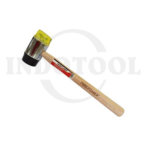 DOUBLE FACED SOFT MALLET 22mm / PALU KOMBINASI KARET DAN PLASTIK 2 SISI MAXPOWER