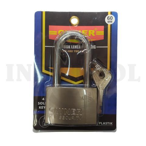 IRON PADLOCK LONG 60mm / GEMBOK PANJANG OWNER