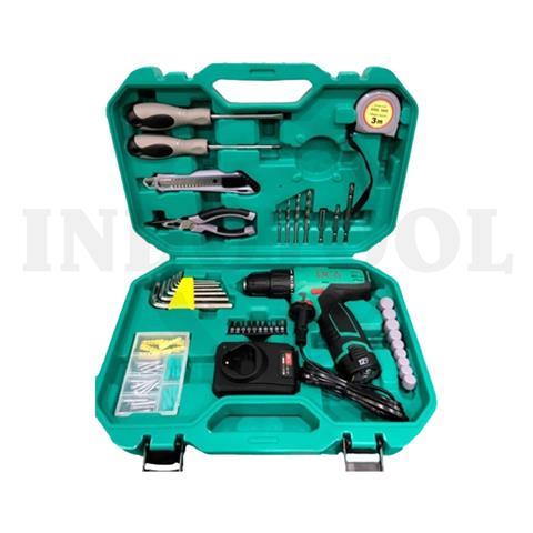 CORDLESS HAMMER DRILL COMBO ADJZ1202iTD, 10mm 12V / MESIN BOR COMBO TANPA KABEL DCA