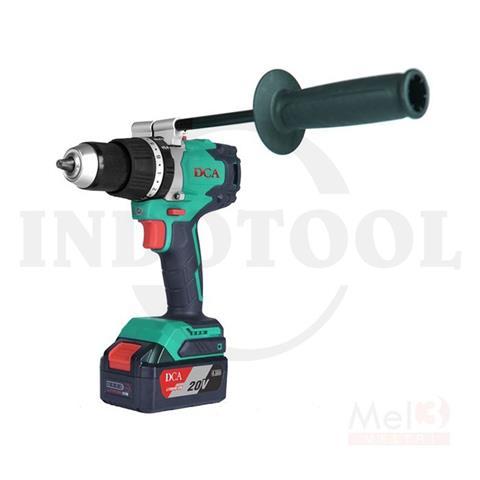 *CORDLESS DRIVER HAMMER DRILL ADJZ03-13EM, 13mm 20V / MESIN BOR TEMBOK BATERAI DCA