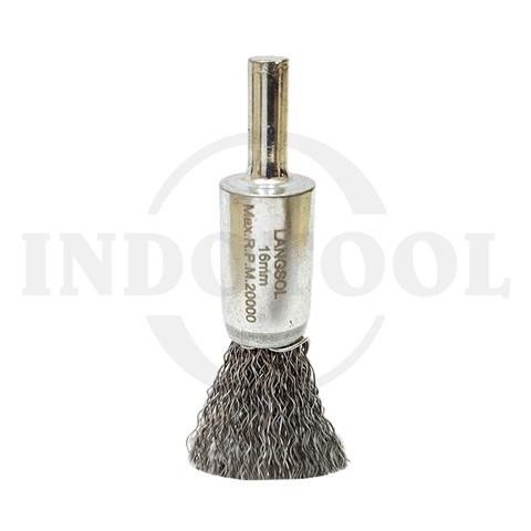 END BRUSH CRIMPED 16mm / SIKAT KAWAT END BRUSH LANGSOL