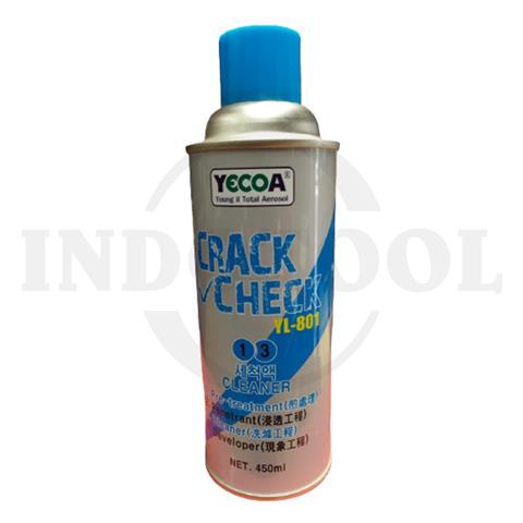 CRACK CHECK CLEANER YL-801, 450ml / PENDETEKSI KERETAKAN HASIL LAS YECOA