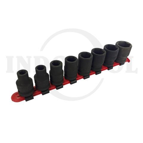 9 PCS 1/2" DR IMPACT SOCKET 6PT MK-013 / KUNCI SOKET MAXPOWER