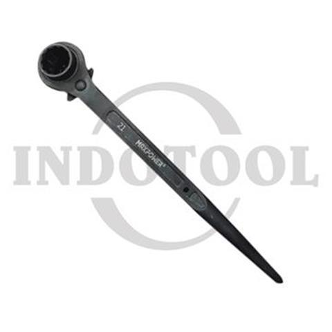DOUBLE TAIL RATCHET WRENCH, BLACK 10 x 12mm / MAXPOWER