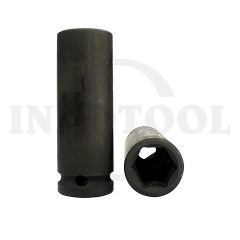 DEEP SOCKET 1/2" IMPACT, 6PT 26mm / KUNCI SHOCK PANJANG 1/2" IMPACT 6 POINT MAXPOWER