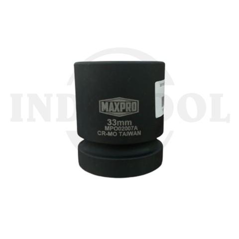 SOCKET 1" IMPACT, 6PT 33mm / MATA SOCK 1" IMPACT 6 POINT MAXPRO
