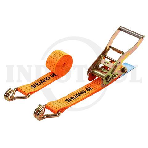 RATCHET TIE DOWN 2'' x 5T x 15M / CARGO LASHING / BELT PENGIKAT BARANG SHUANG GE