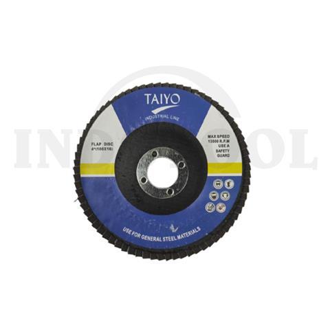 FLAP DISC 4" (100 x 16mm) A100 / AMPLAS SUSUN TAIYO