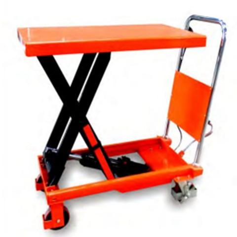 HYDRAULIC SCISSOR TABLE TRUCK WP-500, 500kg / HYDRAULIC SCISSOR TABLE LIFT CAR LIFT