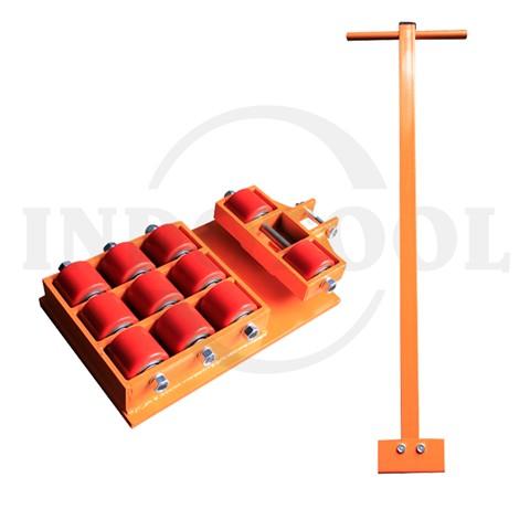 SKATE ROLLER SWIVEL + HANDLE 18T / ALAT PEMINDAH BARANG / ROLLER TANK ROHA