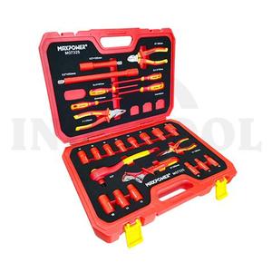 25 PCS INSULATED MAINTENANCE SET M07325 / 25 PCS PERALATAN TUKANG LISTRIK MAXPOWER