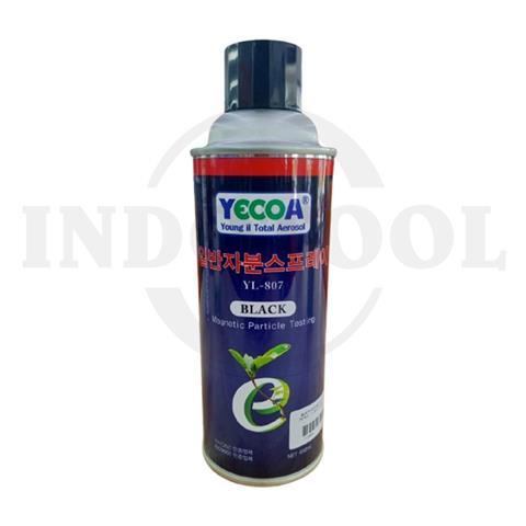 BLACK MAGNETIC PARTICLE SPRAY YL-807-2, 450ml / BLACK MAGNETIC PARTICLE SPRAY YECOA