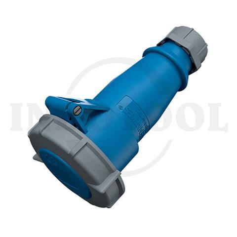 COUPLER CONNECTOR 3P, AM-TOP 16A 230V IP67 (FEMALE) / MOBILE SOCKET, COLOKAN MESIN GENSET MENNEKES