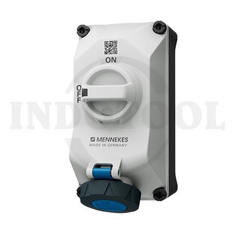 SWITCHED INTERLOCKED RECEPTACLE 3P (VERTICAL) 16A 230V IP67 / SWITCHED INTERLOCKED RECEPTACLE 3P (VERTICAL) MENNEKES