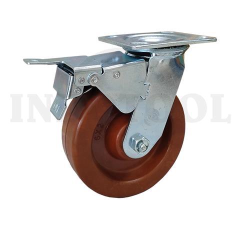 HEAVY DUTY HIGH TEMPERATURE CASTER, BRAKE 6" / RODA TEMPERATUR TINGGI ROHA