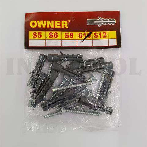 10 PCS SKRUP + FISCHER S10 / 10 PCS MUR BAUT OWNER