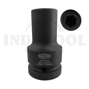 DEEP SOCKET 1" IMPACT, 6PT 18mm / MATA SOCK DEEP IMPACT, 6PT MAXPRO