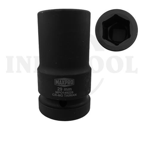 DEEP SOCKET 1" IMPACT, 6PT 29mm / MATA SOCK DEEP IMPACT MAXPRO