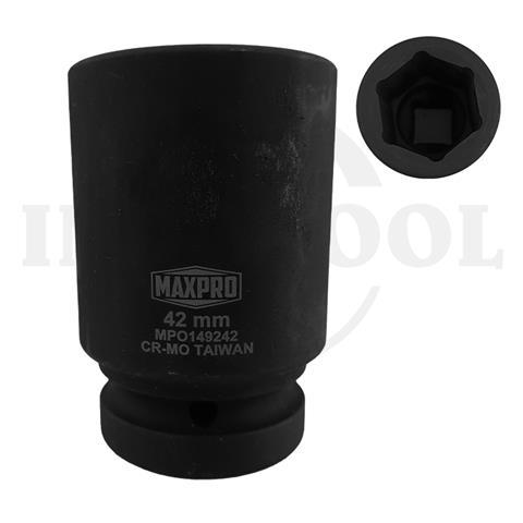 DEEP SOCKET 1" IMPACT, 6PT 42mm / MATA SOCK DEEP IMPACT MAXPRO