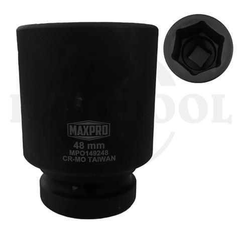 DEEP SOCKET 1" IMPACT, 6PT 48mm / MATA SOCK DEEP IMPACT MAXPRO