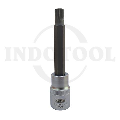 1/2" DR BIT SOCKET SPLINE S2 9mm x 100MM / MATA SOCK SPLINE MAXPRO