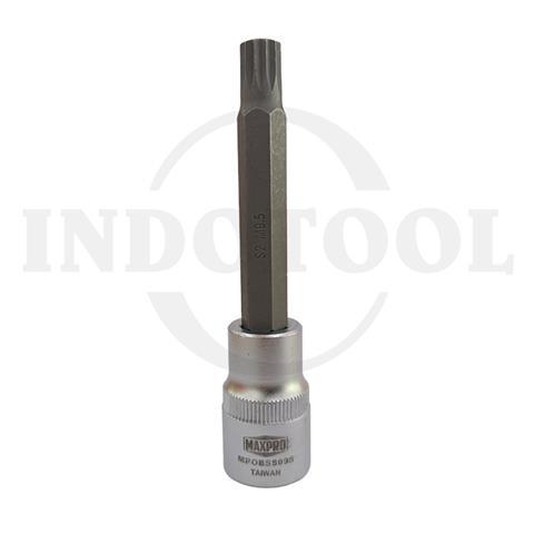 1/2" DR BIT SOCKET SPLINE S2 9.5mm x 100mm / MATA SOCK SPLINE MAXPRO