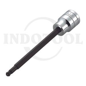 LONG BALL POINT HEX BIT SOCKET, SQUARE 3/8" 5/16" x 3/8" / LONG BALL POINT HEX BIT SOCKET, SQUARE 3/8" KTC