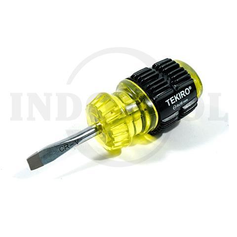 CUSHION GRIP SLOTTED SCREWDRIVER 6 x 38 / OBENG MINUS TEKIRO