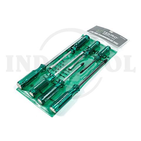 7 PCS GO THROUGH SCREWDRIVER SET / 7 PCS OBENG KETOK TEMBUS TEKIRO