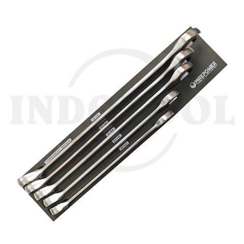 5 PCS COMBINATION WRENCH SET TOOL TRAY 22,24,27,30,32mm / 5 PCS KUNCI RING PASS SET MAXPOWER