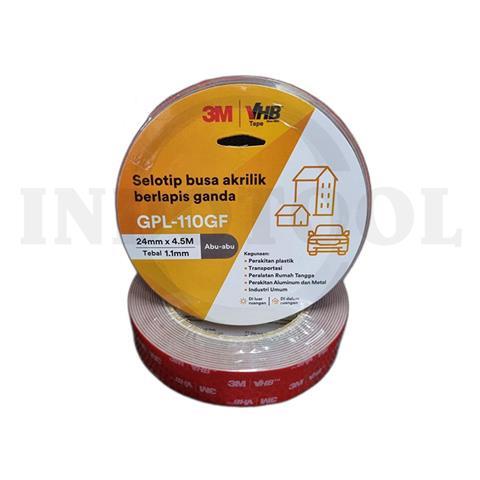 DOUBLE TAPE VHB, RED 24mm x 4.5M / DOUBLE TAPE VHB 3M