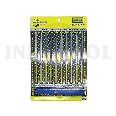 10 PCS NEEDLES FILES / KIKIR DIAMOND SET 10 PCS HASTON