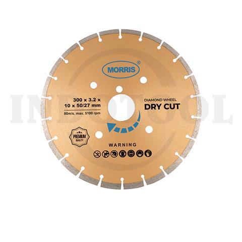 DIAMOND WHEEL, DRY CUT 12" (300x3.2x10x50/27mm) / MATA POTONG KERAMIK MORRIS