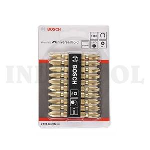 10 PCS DOUBLE ENDED SCREWDRIVER BITS - GREY PH2, 65mm / 10 PCS MATA OBENG SET BOSCH