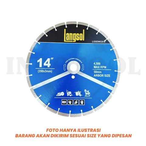DIAMOND WHEEL CUTTER FOR CONCRETE 16" / MATA POTONG KERAMIK LANGSOL