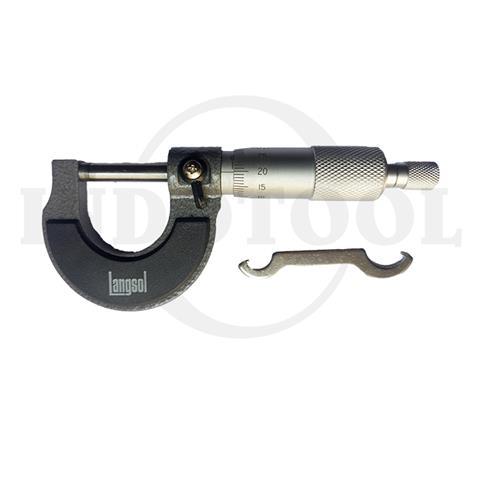 OUTSIDE MICROMETER 0 - 25mm / MIKROMETER SEKRUP LANGSOL