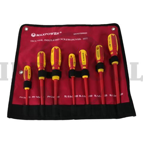 8 PCS VDE INSULATED SCREWDRIVER SET / 8 PCS OBENG SET INSULASI VDE WIPRO