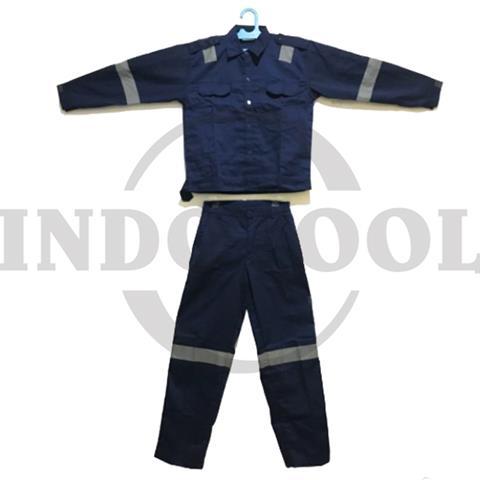 FULL SET BAJU + CELANA NAVY XXL / SETELAN KERJA PROYEK, NAVY STEEL HORSE