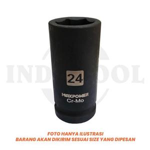 DEEP SOCKET 3/4" IMPACT, 6PT 23mm / MATA SOCK DEEP IMPACT MAXPOWER