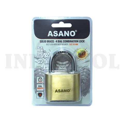 COMBINATION PADLOCK, SHORT 50mm / GEMBOK KOMBINASI ASANO