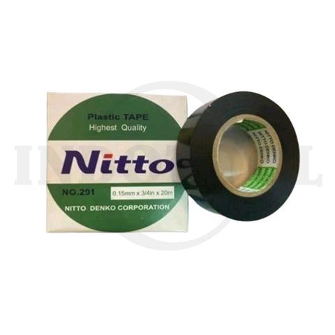 PLASTIC INSULATION TAPE 201, RED 3/4" x 20M / LAKBAN LISTRIK / ISOLASI LISTRIK , MERAH NITTO