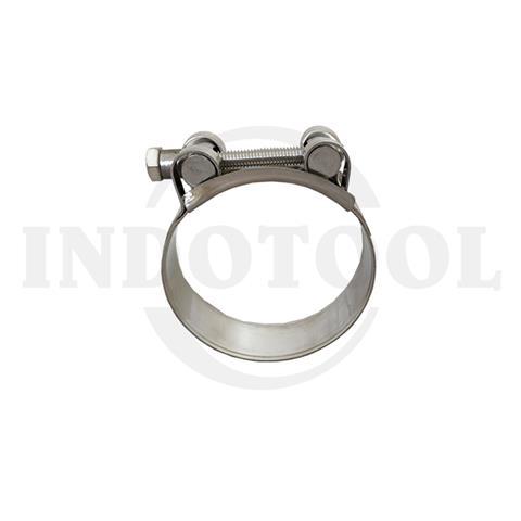 HEAVY DUTY CLAMP S.STEEL SUS-304 64-67mm , 22*0.8 / KLEM SELANG ASANO